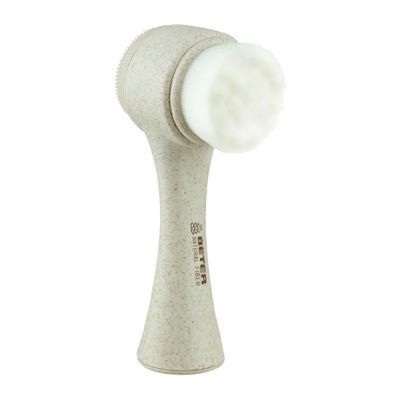 Better Natural Fiber 2-in-1 Facial Massage Brush