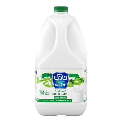 Nadec Fresh Laban Full Fat Fortified With Vitamins - 2.85 L