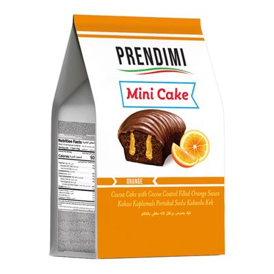Alyan Prendimi Mini Cocoa Coated Cake Filled With Orange Sauce - 160g