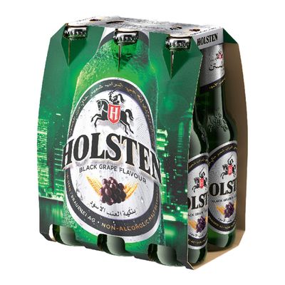 Holsten Malt Beverage Black Grape Flavour 330 ML × 6