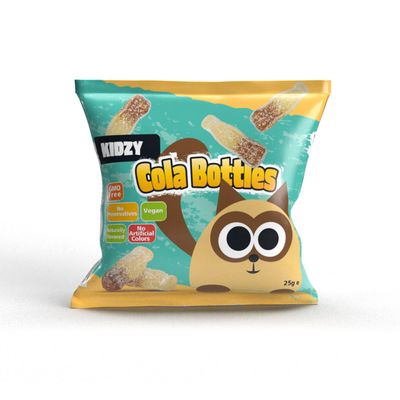 Kidzy Candy Vegan Cola Bottles 25 G