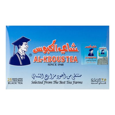 الكبوس شاي اسود اكياس 25 حبة