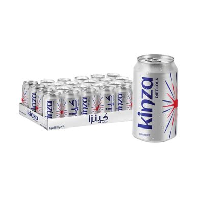 Kinza Soft Drink Cola Zero Sugar 360 ML × 24