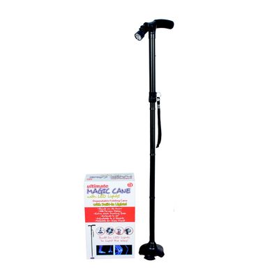 Magic Medical Crutch with Non-Slip Feet and LED Light - 1 Piece