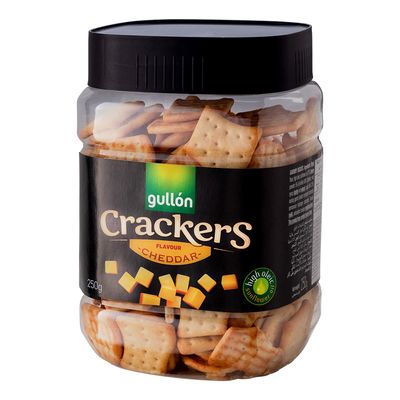 Gullon Crackers Cheddar Flavor 250 G