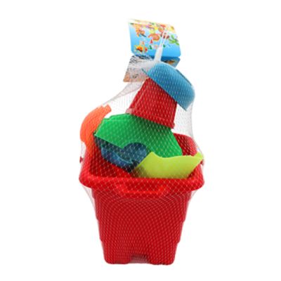 Albajad Kids Beach Toys Set In Various colors Square Big Bucket - 7pcs