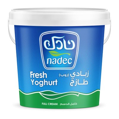 نادك زبادي طازج كامل الدسم 1 كج