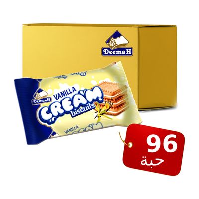 ديمه بسكويت فانيليا 25 جرام × 96