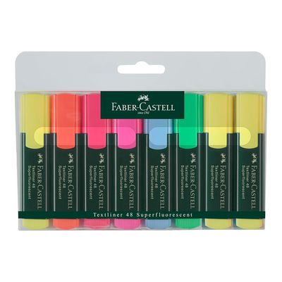 Faber Castell Highlighter Pens 48 Mm 8 Pens