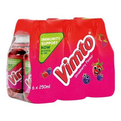 Vimto Drink Natural Fruit Flavor 250 ML × 6 