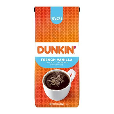 Dunkin' French Vanilla Flavored Ground Coffee - 340g