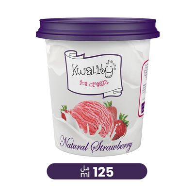 Kwality Ice Cream Strawberry Flavor 125 ML