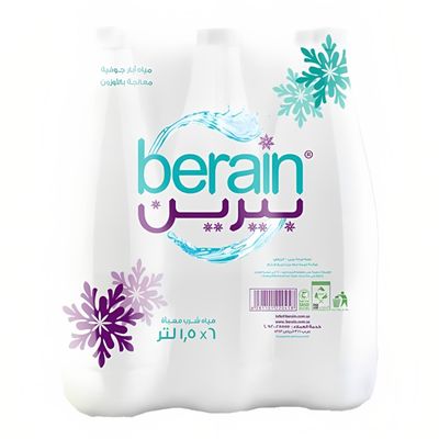 Berain Water ottled Drinking 1.5 L × 6