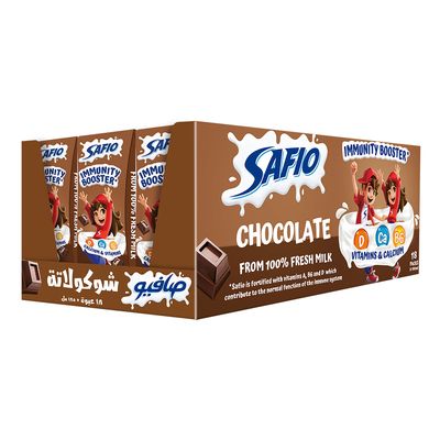 Safio Long Life Milk Chocolate 185 ml × 18 