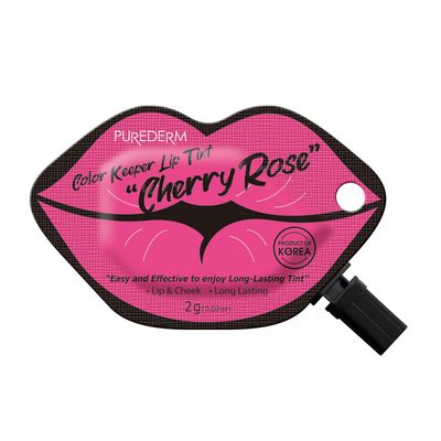 Purederm Color Keeper Lip & Cheek Tint - Cherry Rose - Pink - 2g