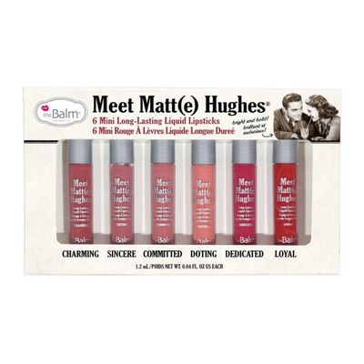 The Balm Meet Matt(E) Hughes Mini Long-Lasting Liquid Lipstick Set - VOL 2 - 6pcs