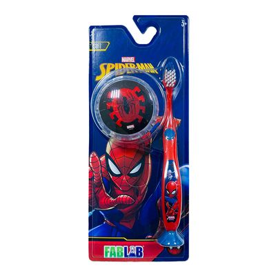 FAB LAB Marvel Toothbrush with Light-Up Yoyo - Spiderman