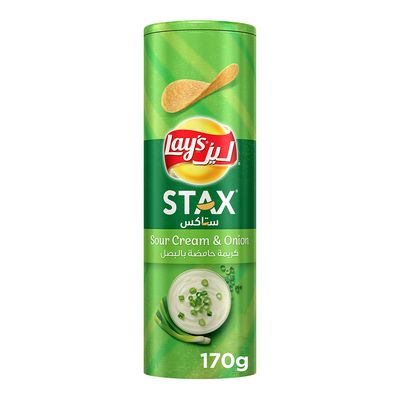 Lays Chips Stax Sour Cream and Onion 170 G