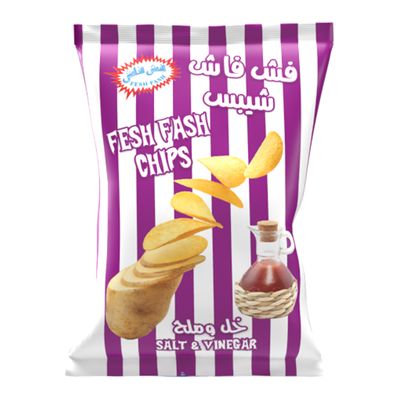 Fesh Fash Chips Salt & Vinegar Flavor 160 G