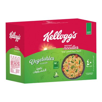 كلوقز نودلز بنكهة الخضراوات 75 جرام × 40