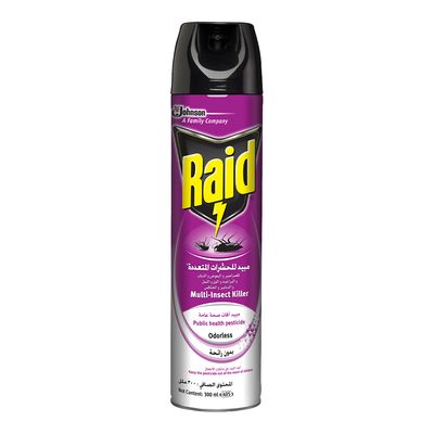 Raid Insect Killer Multi Insect Odorless Spray 300 ML