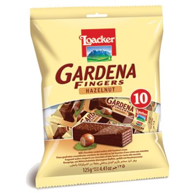 Loacker Wafer Filled With Hazelnut Cream Covered With Chocolate 125 G