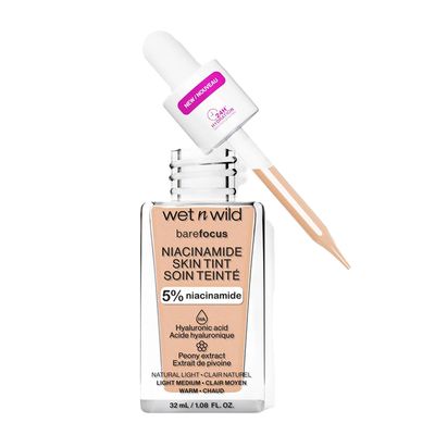 Wet n Wild Bare Focus Niacinamide Skin Tint - Natural Light - 32ml