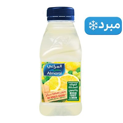 Almarai Juice Mixed Fruits and Lemon Flavor No Added Sugar 200 ML