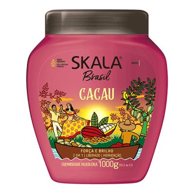 Skala Brasil Cacau 2-in-1 Hair Treatment Cream For Strength And Shine - 1000g