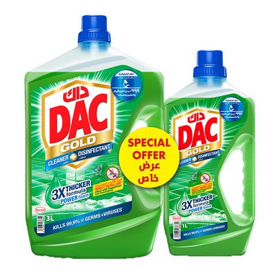 Dac Cleanser And Antiseptic Insect Repellent 3 L + 1 L