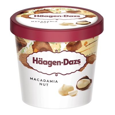 Haagen Dazs Ice Cream With Macadamia And Nuts 100 ML