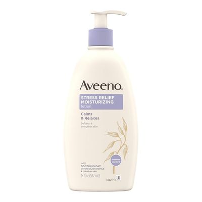 Aveeno Stress Relief Lavender Body Lotion - 532ml