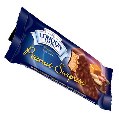 London Dairy Ice Cream Peanuts & Caramel Flavor 75 ML