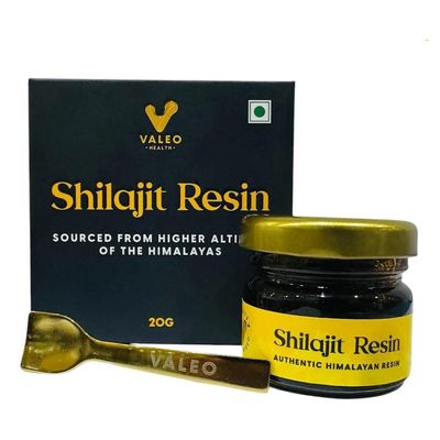 Valeo Health Shilajit Resin Pure for Energy & Vitality Support - 20g