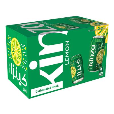 Kinza Soft Drink Lemon 360 ML × 6
