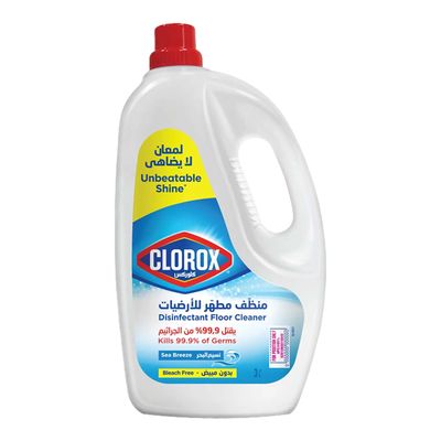 Clorox Disinfectant Floor Cleaner Sea Breeze 3 L