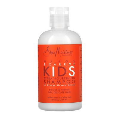 Shea Moisture Mango & Carrot Kids Extra-Nourishing Shampoo with Orange Blossom Extract - 237ml