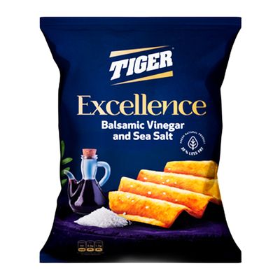 Tiger Excellence Chips Balsamic Vinegar And Sea Salt Flavor 80 G