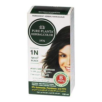 Pure Planta Hair Color 1N  Black 135 ML