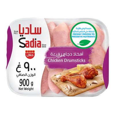 ساديا أفخاذ دجاج مجمدة رفيعة مع عظم وجلد - 900 جرام