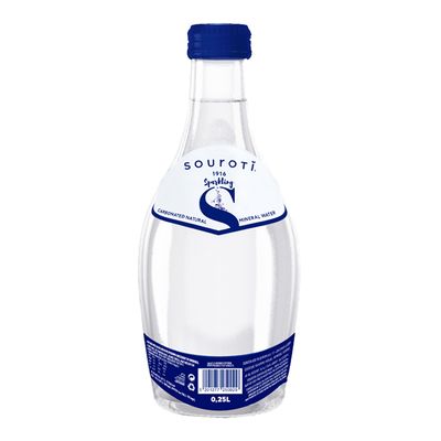 Souroti Mineral Water Sparkling Natural 250 ML