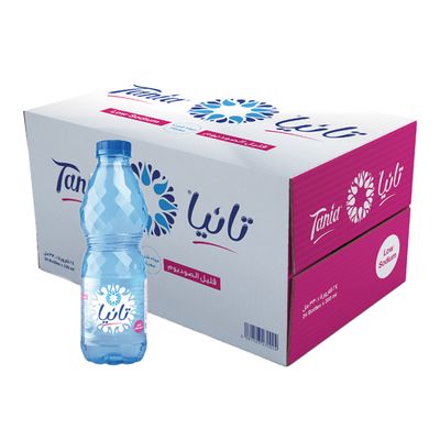 Tania Water Bottled Drinking Low Sodium 330 ML × 24