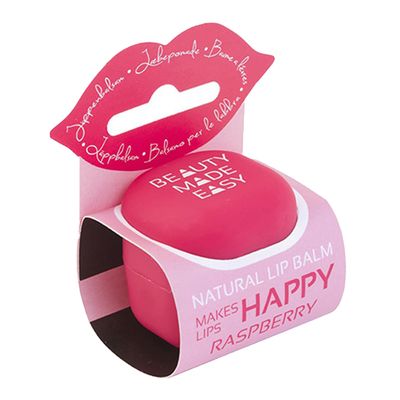 Beauty Made Easy Natural Lip Balm Raspberry - 7g