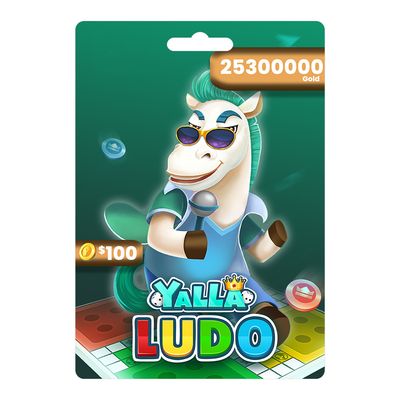 يلا لودو 100 دولار قطعة ذهبية عالمية