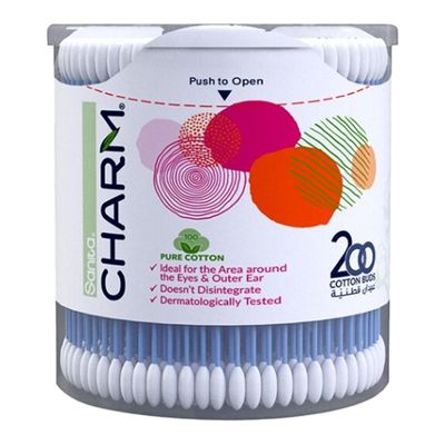 Sanita Cotton Swabs Charm Soft 200 Pieces