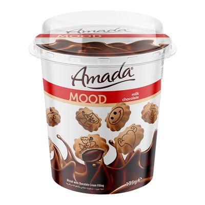 Amada Mood Biscuit Filling Chocolate Cream 135 G