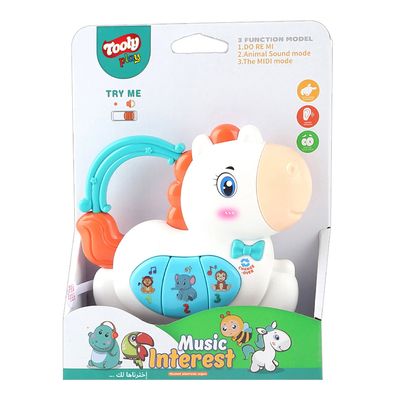 Tooly Play Toy Baby Musical Organ Horse Shaped