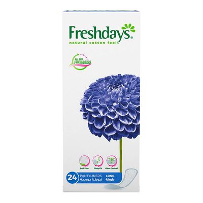 Freshdays Daily Liners Long 24 Pieces