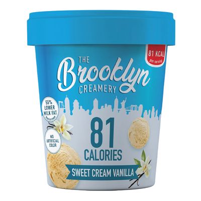 The Brooklyn Creamery Ice Cream 81 Calories Sweet Cream Vanilla Flavour Imported  125 ML
