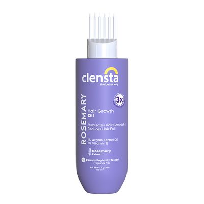 Clensta Rosemary Hair Growth Oil with Argan Kernel Oil & Vitamin E - 150ml